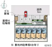 ★手数料０円★船橋市坪井東５丁目　月極駐車場（LP）